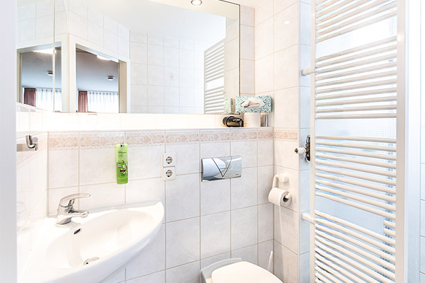 Badezimmer im Gästehaus