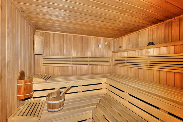 Finnische Sauna im Gästehaus