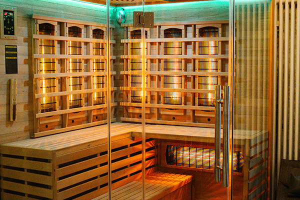 Infrarotkabine im Gästehaus